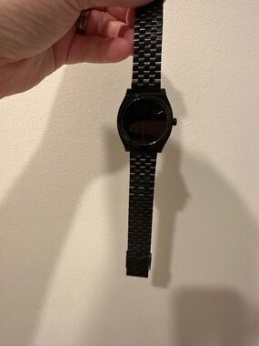 Nixon All Black Stainless Steel Mens Watch